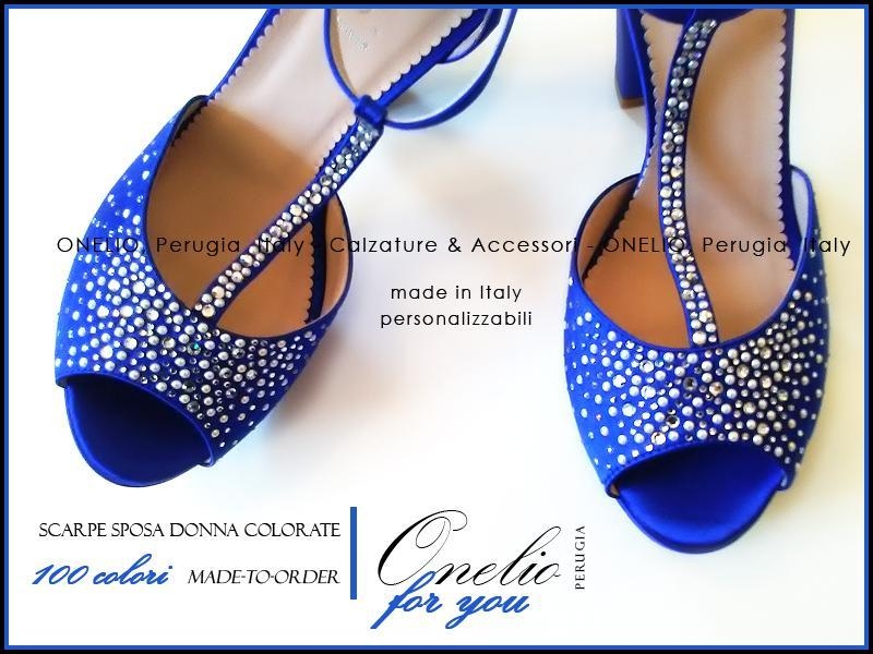Decollete blu cheap elettrico