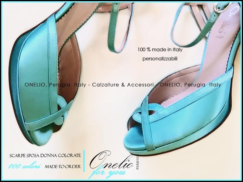 Scarpe colore TIFFANY