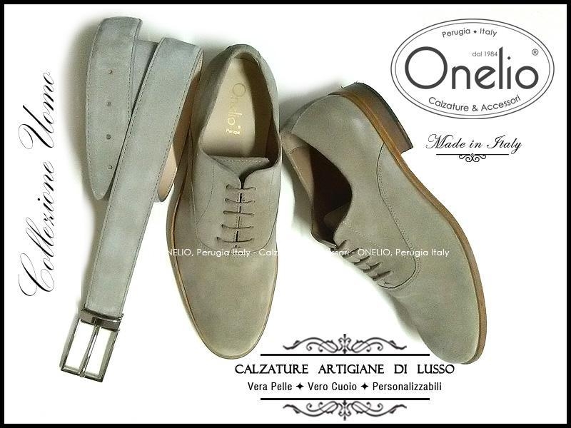 Oxford + Cintura in camoscio beige