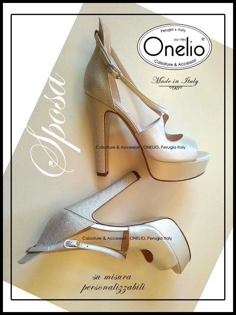 Scarpe sposa oro hotsell