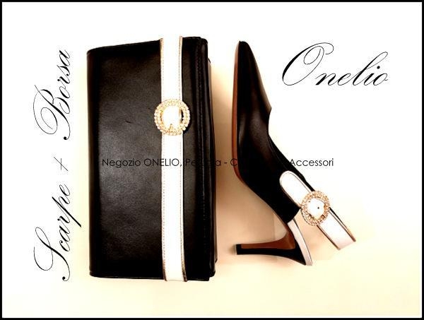 Scarpe + Borsa BIANCO/NERO