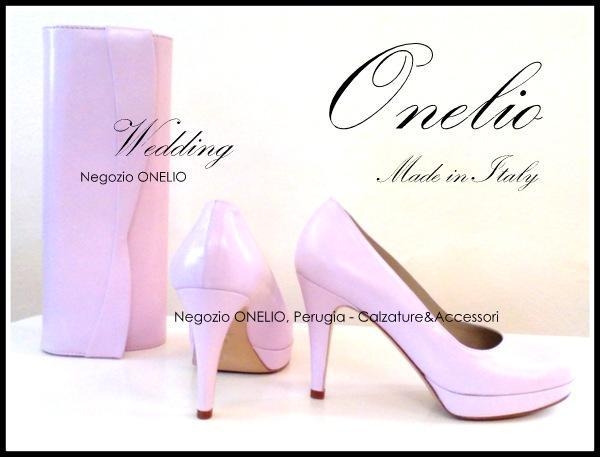 Scarpe e borsa rosa cipria online