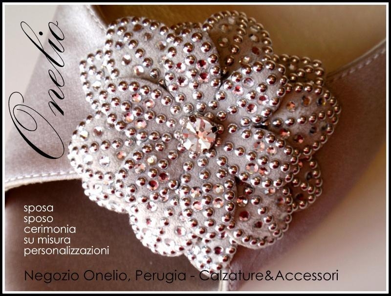 Scarpe Donna e Sposa. Spuntata con plateau in crepe satin color
