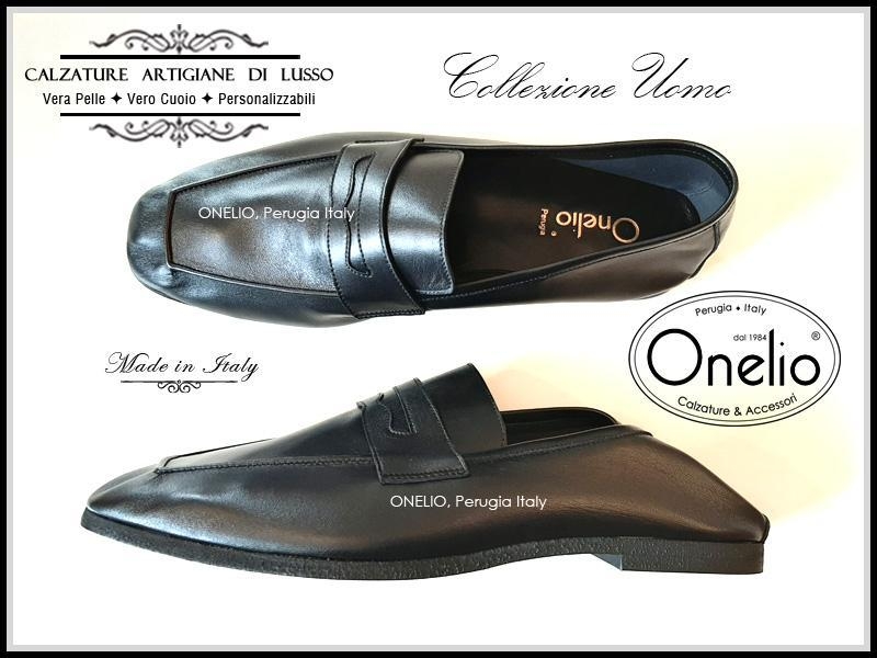 Mocassino morbido in pelle nero
