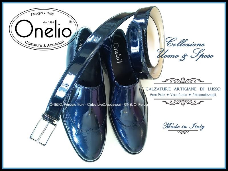 Scarpe blu vernice hotsell