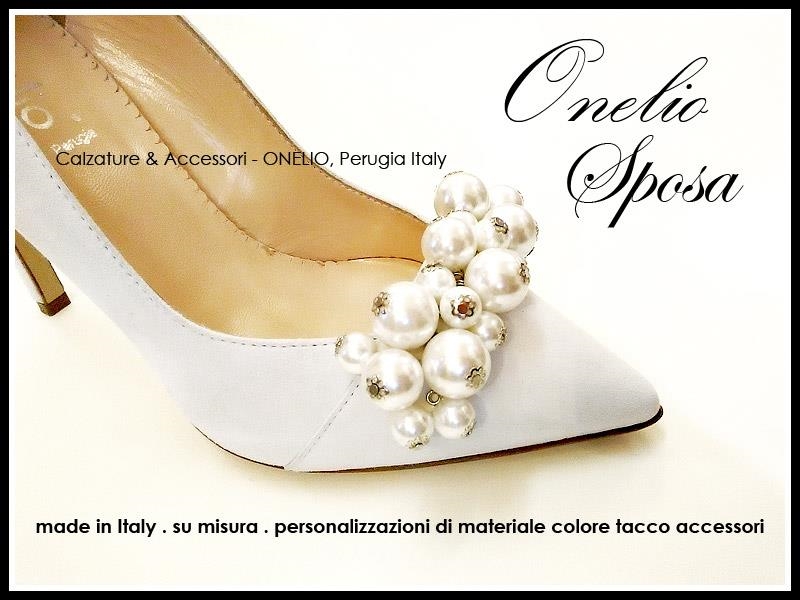 Scarpe Sposa e Donna. D collet a punta con tacco 11 cm e