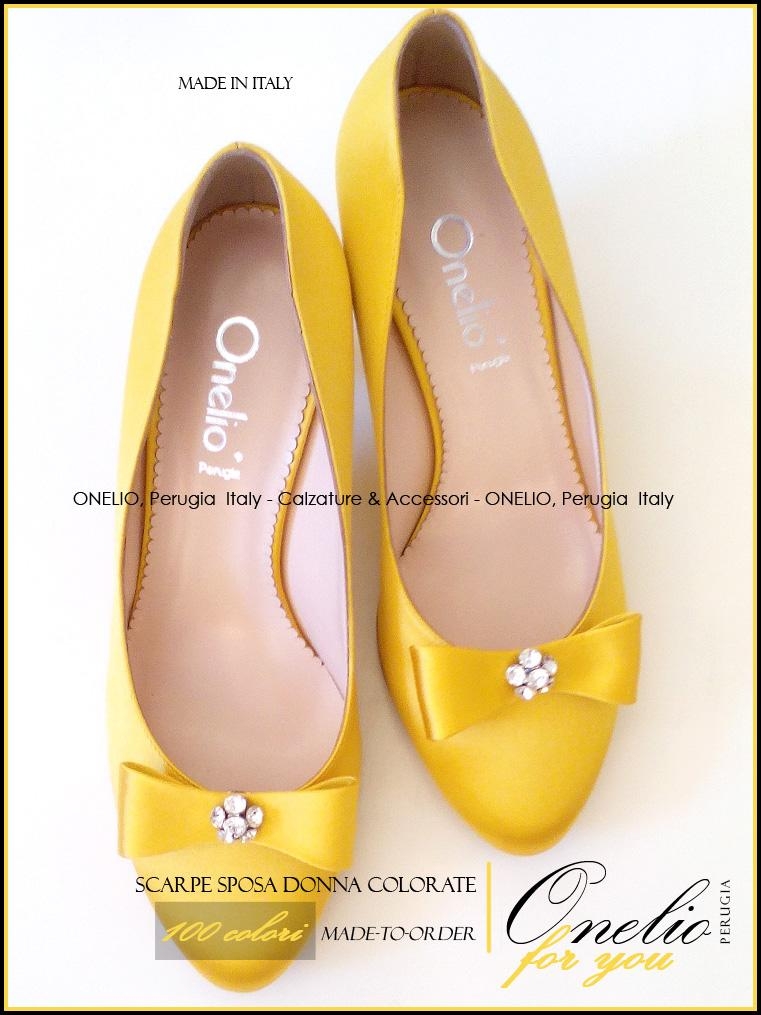Scarpe da shop sposa gialle