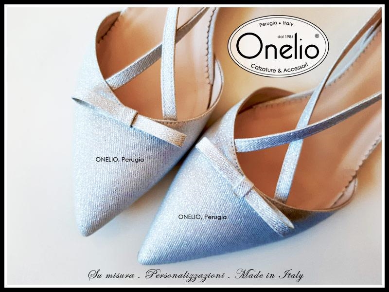 Malu Shoes Decollete a punta donna scarpa elegante glitter argento