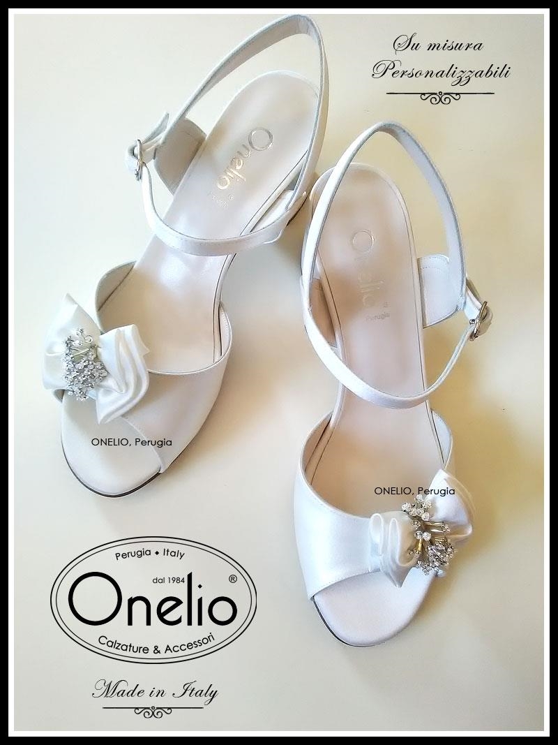 Sandalo basso bianco sposa best sale