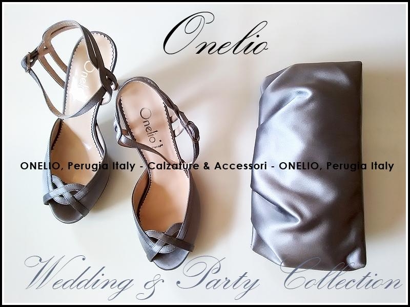 Scarpe cerimonia grigio perla online